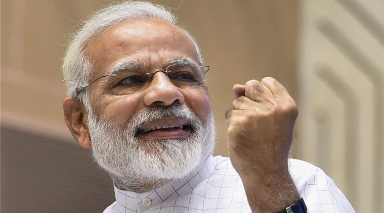 PM Narendra Modi. Narendra Modi, ISC topper Sakshi Pradyumn