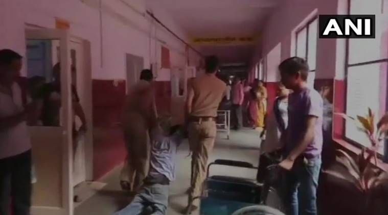 Uttar Pradesh: Cops drag thief down a hospital corridor in Moradabad, suspended