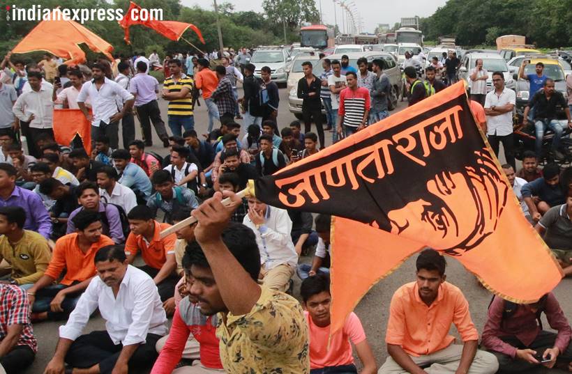 This is the violence that led to Maratha outfits withdrawing quota stir