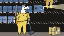Mumbai by Night: At Andheri, cops who check trains for damages and thieves