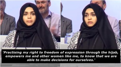WATCH: This Muslim teacher's powerful speech on why she chose to wear hijab  is going viral | Trending News,The Indian Express