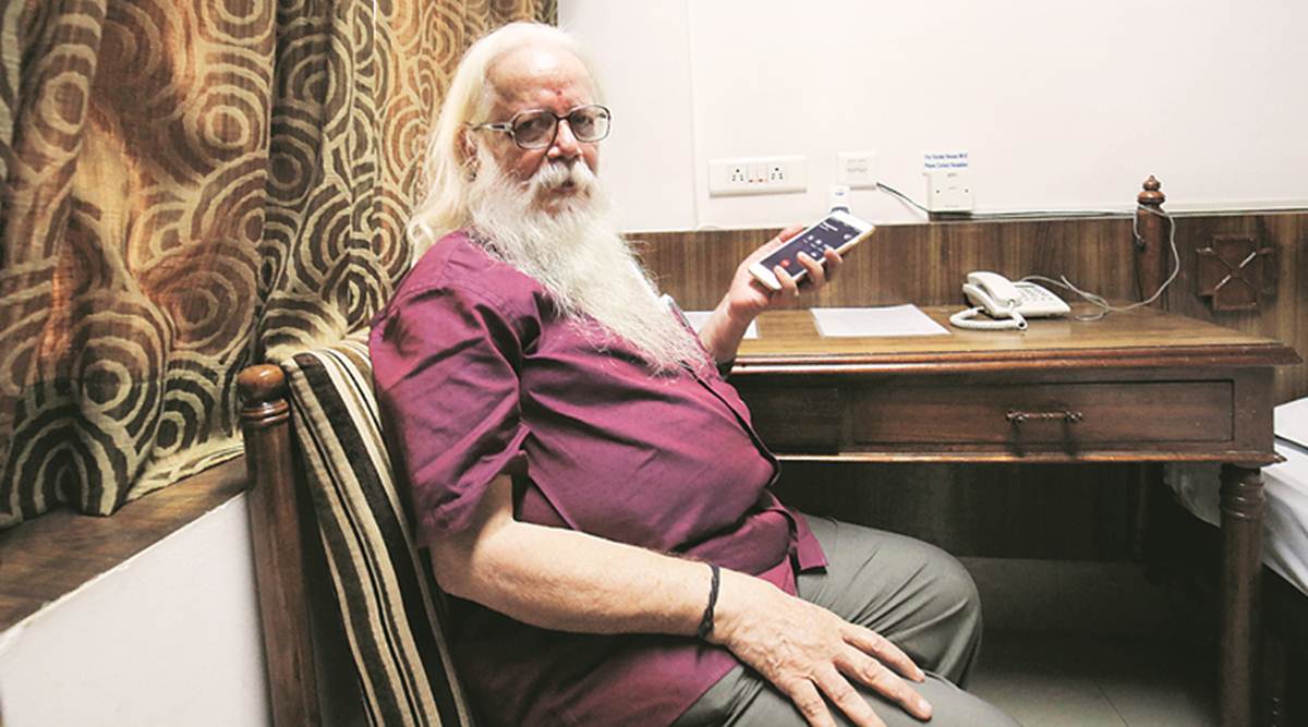 Nambi Narayanan In New Delhi Photo Anil Sharma File Nambi Narayanan In New Delhi Photo Anil Sharma File