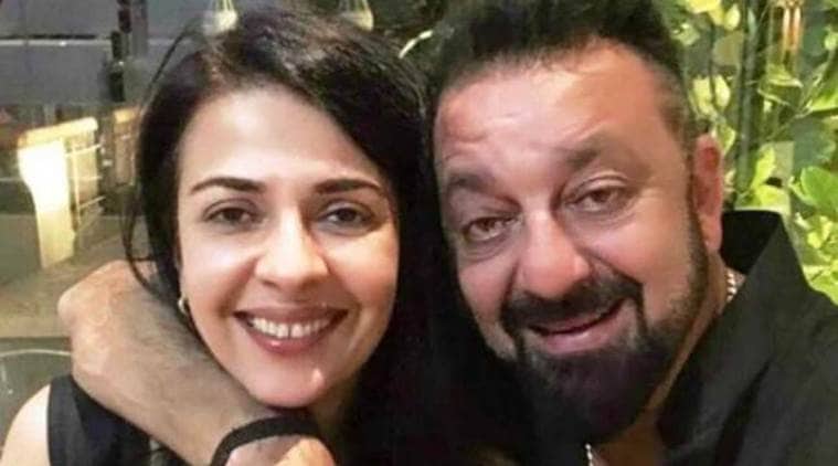 Namrata Dutt with Sanjay Dutt