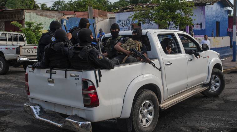 Nicaraguan police surround, attack anti-government stronghold