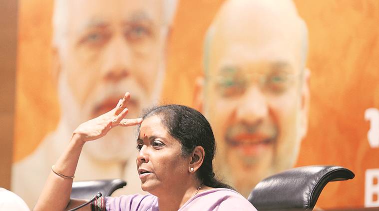 For any disharmony until 2019, blame Congress: Nirmala Sitharaman