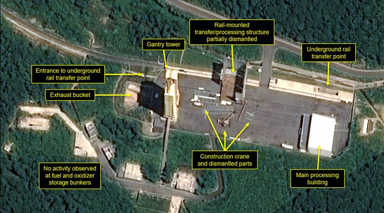 Trump hails start of dismantling North Korean missile site
