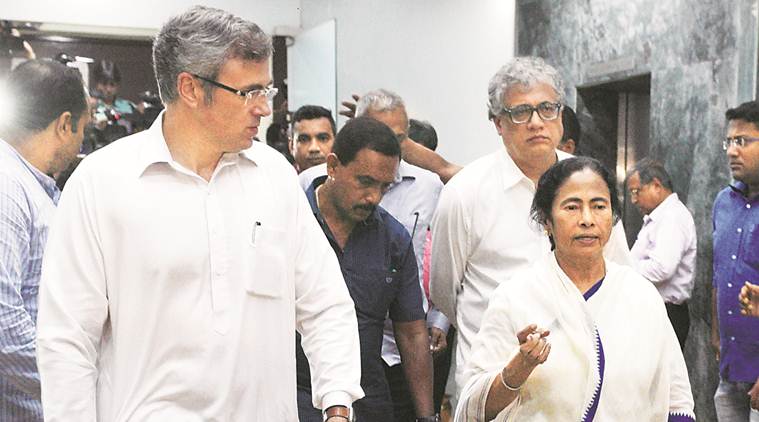 Omar meets Mamata, says parties will have to set aside differences