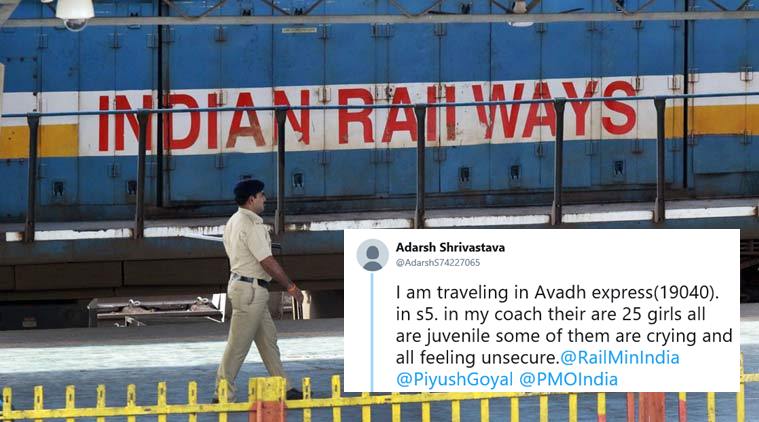 indian railways, avadh express, passenger tweet save girls trafficking, chid trafficking train tweet, india news, social media news, indian express, viral news
