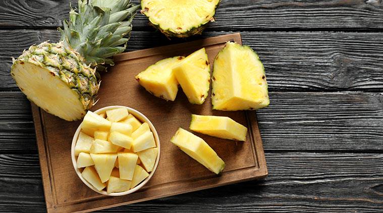 pineapples, pineapples wound healing research, pineapples latest research Brazil, pineapples health benefits, pineapples recipes, pineapples healthy recipes, how to cut pineapples, indian express, indian express news