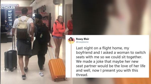 in flight romance, flight swap seat romance, plane bae, inflight romance, viral news, trending news, good news, Euan Holden, sports news,