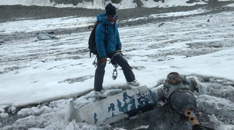 Image result for Mountaineering team stumbles upon 50-year-old wreckage of IAF