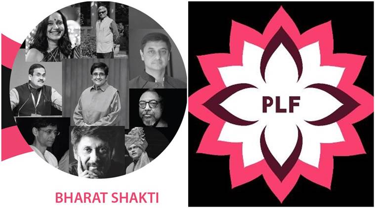pondy lit fest 2018, puducherry literary festival 2018, bharat shakti, smriti irani, kiran bedi, v narayanasamy, bjp pro speakers, hindutva, pondy lit fest saffron hue, indian express, indian express news