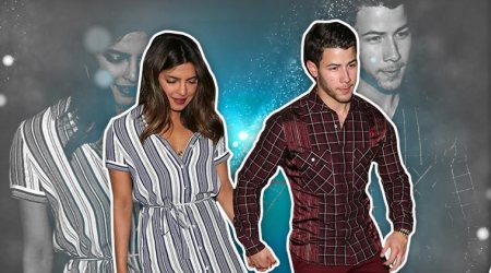   The striped midi dress of Priyanka Chopra at a party with Nick Jonas is comfortable but high on the style quotient 