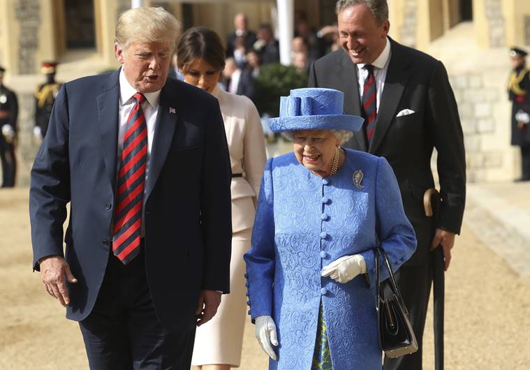 Queen Elizabeth, Barack Obamas, Donald Trump, Queen Elizabeth brooch, royal brooch, Queen Elizabeth brooch