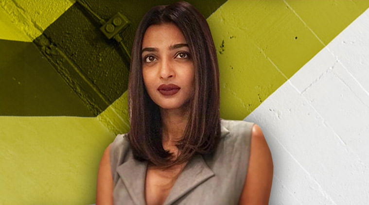 Radhika Apte ups the glam quotient with her grey pantsuit and short hair |  Lifestyle News,The Indian Express