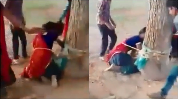 Rajasthan: Three held for assaulting woman after tying her to a tree, video goes viral