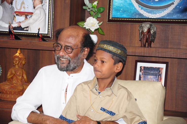 7-year-old boy Yasin, rajinikanth
