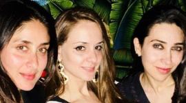 rannvijay singha's wife prianka singha with kareena and karisma