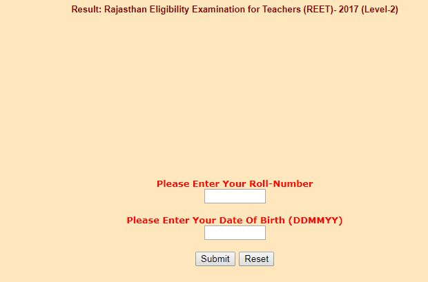 reet result, reet, reet 2018 result
