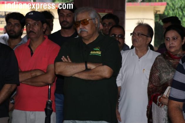 satish shah at rita bhaduri funeral