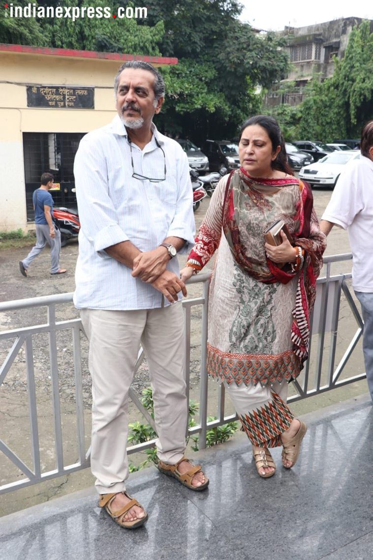 shishir sharma at rita bhaduri funeral