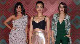 Sacred Games premiere, Radhika Apte, Radhika Apte latest photos, Radhika Apte fashion, Radhika Apte metallic pants, Chitrangda Singh, Chitrangda Singh latest photos, Suvreen Chawla, indian express, indian express news