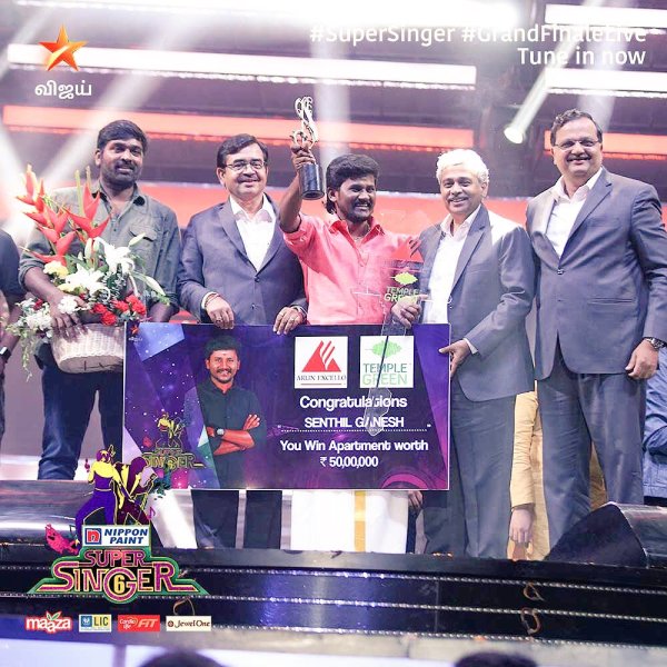 Senthil Ganesh wins Super Singer Season 6