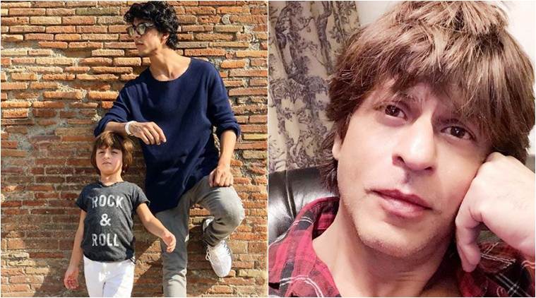 Shah Rukh Khans Sons Aryan And Abram Show Sibling Love In Europe
