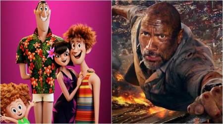 Hotel Transylvania 3 Summer Vacation tops charts, Dwayne Johnsons Skyscraper stumbles in US