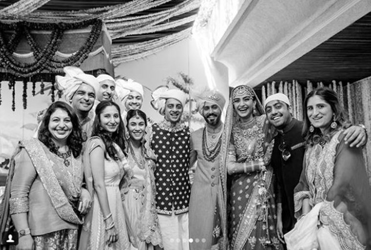 sonam kapoor and anand ahija wedding photos