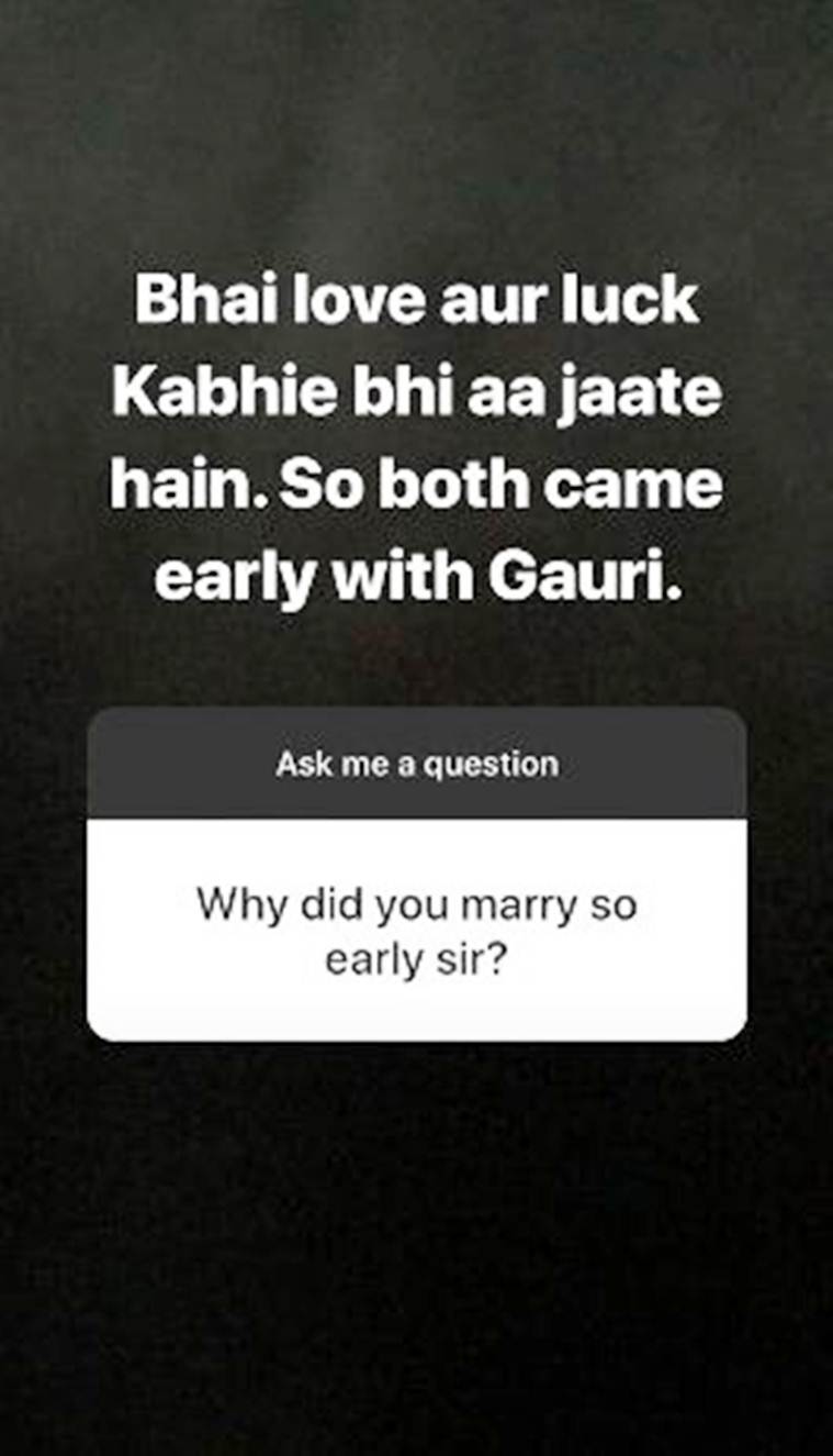 Shah Rukh on Gauri Khan 