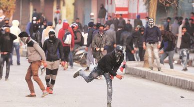 In the subsequent 80 days -- from September 15 to December 5 -- just two people were killed and 170 others received injuries during stone pelting incidents, the official said. (Express file photo)
