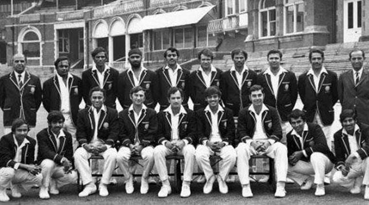India's winning team against England in the 1971 Test at The Oval.