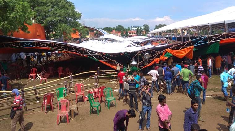 West Bengal: 15 injured as tent collapses in PM Modi's Midnapore rally,