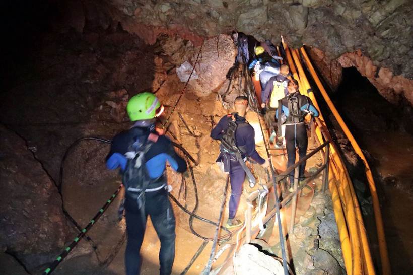 Four rescued from Thailand cave as mission to save soccer team continues
