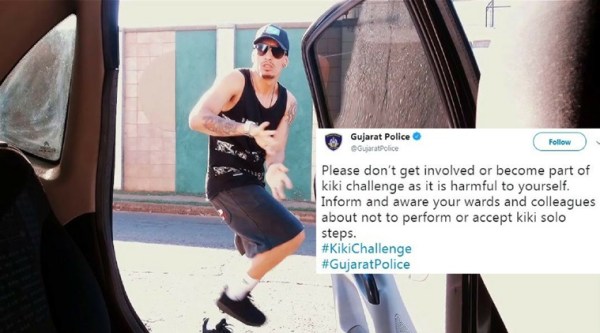 Kiki challenge, Gujarat police