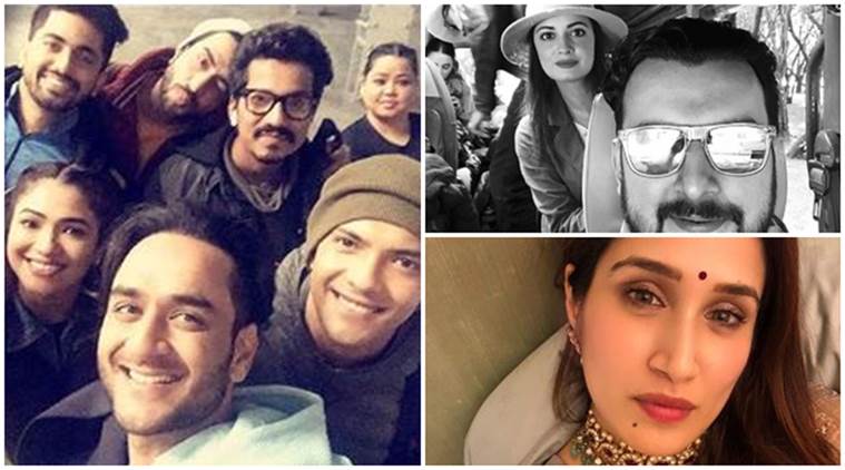 Vikas Gupta, Dia Mirza and Sagarika Ghatge