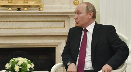 Vladimir Putin, Vladimir Putin Russia, Russia Vladimir Putin, Qatari Emir Sheikh Tamim bin Hamad al-Thani, FIFA World Cup 2018, sports news, football, Indian Express