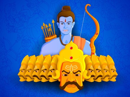 Happy Raksha Bandhan, Surpanakha, Ravana, Rama.