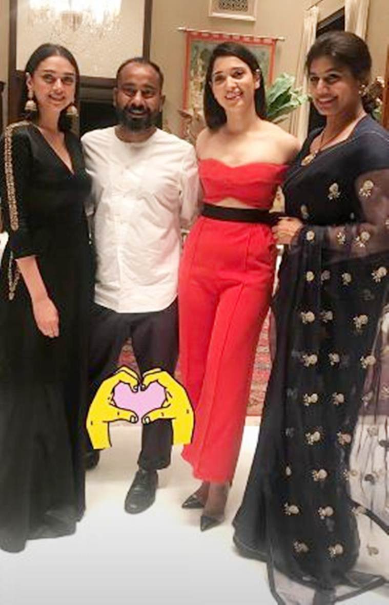 Tamannaah Bhatia with Aditi rao hydari