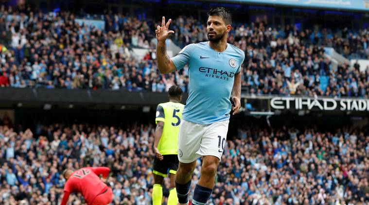 Sergio Aguero scores hat-trick as free-scoring Manchester City rout ...