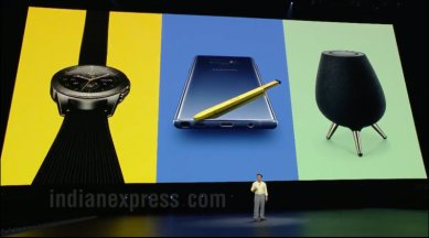 Samsung Galaxy Note 9 Galaxy Watch And Home Speaker Everything Launched At Unpacked 18 Technology News The Indian Express Samsung Galaxy Note 9 Galaxy Watch And Home Speaker Everything Launched At Unpacked 18 Technology News The Indian Express