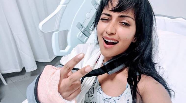 Amala Paul injury photos