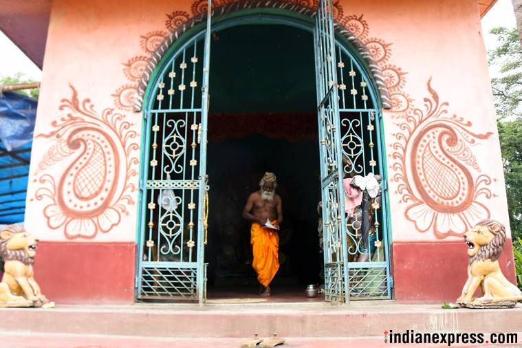 In Asansol, a godman who calls himself God, with idol, temple and a very human existence
