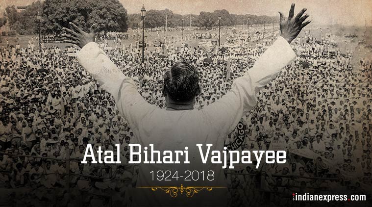 atal bihari vajpayee, atal bihari vajpayee death, vajpayee dead, atal bihari vajpayee age, atal bihari vajpayee latest news aiims, atal bihari vajpayee no more, vajpayee passes away, atal bihari vajpayee health, atal bihari demise, former prime minister death, atal bihari vajpayee AIIMS, latest news, indian express, live news