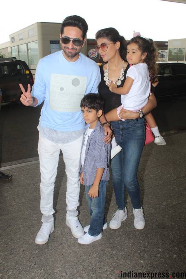ayushmann khurrana with family