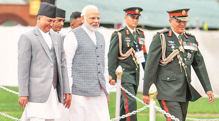Prime Minister Narendra Modi arrives in Kathmandu Thursday, to participate in the fourth BIMSTEC summit. (PTI Photo)