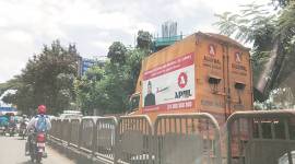 Day 2 of BRTS chaos: Other vehicles trespass, buses try to find their way as traffic cops watch