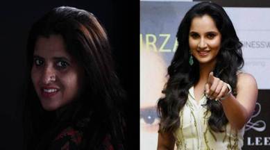 Indian Express Photo Journalist Renuka Puri and tennis player Sania Mirza.