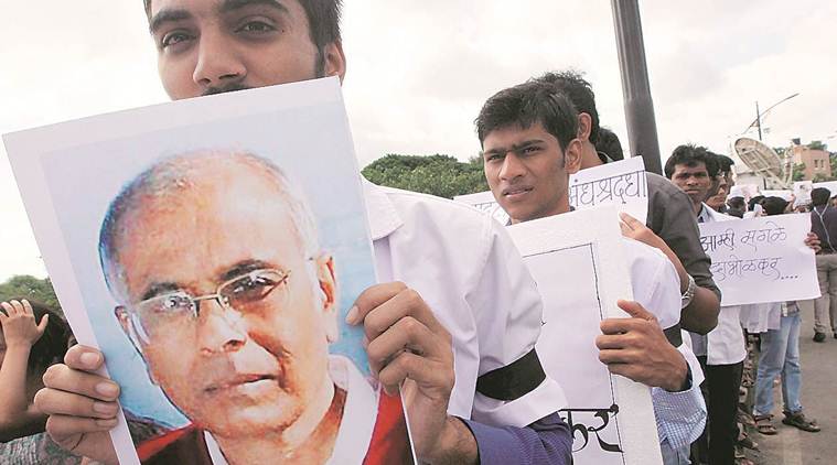 A march by students and volunteers of various organisations to pay tribute to Dabholkar. (File)